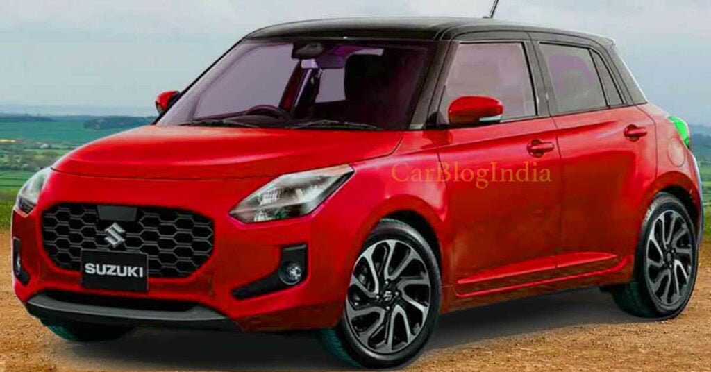 Next Generation Maruti Swift Front Three Quarters