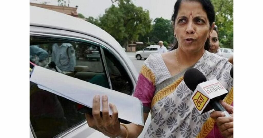 Finance Minister Nirmala Sitharaman Spotted In Hindustan Ambassador