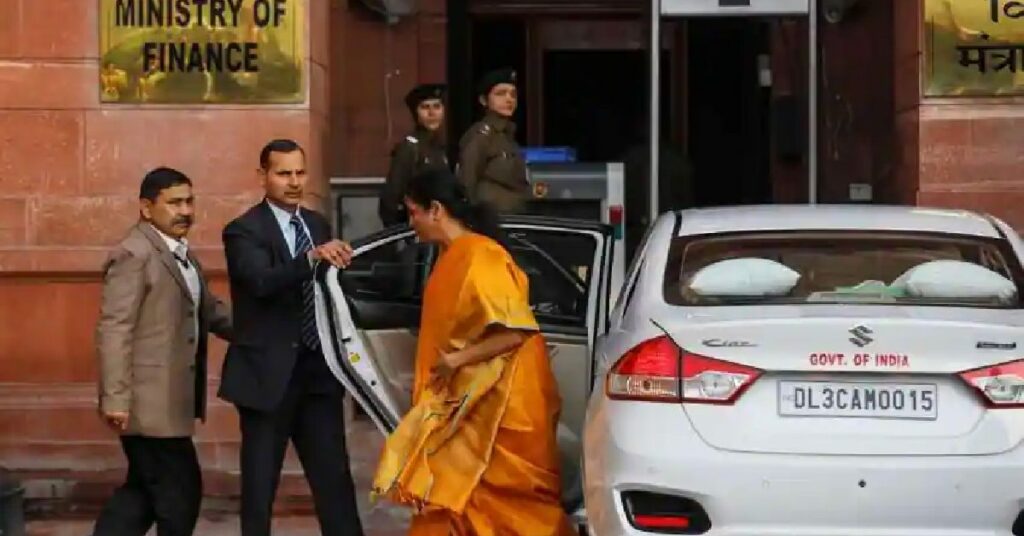 Finance Minister Nirmala Sitharaman Spotted In Maruti Ciaz