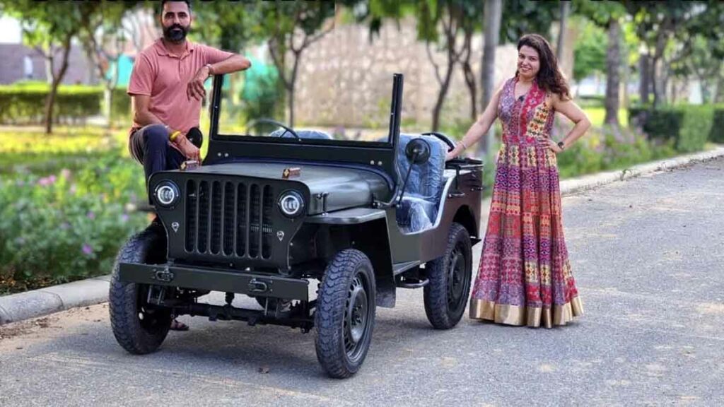 replica vintage willys jeep available for Rs 3 lakh