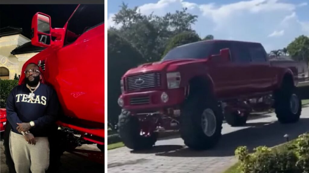 Rick Ross has a 6-Door Ford F-250 Super Duty Pickup Truck