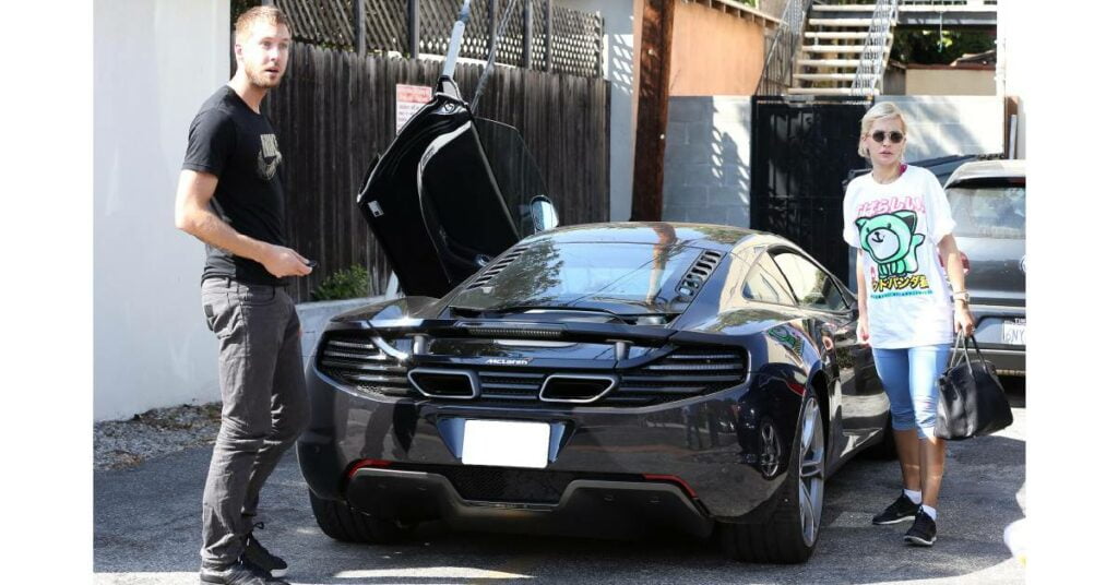 Rita Ora with her McLaren 12C