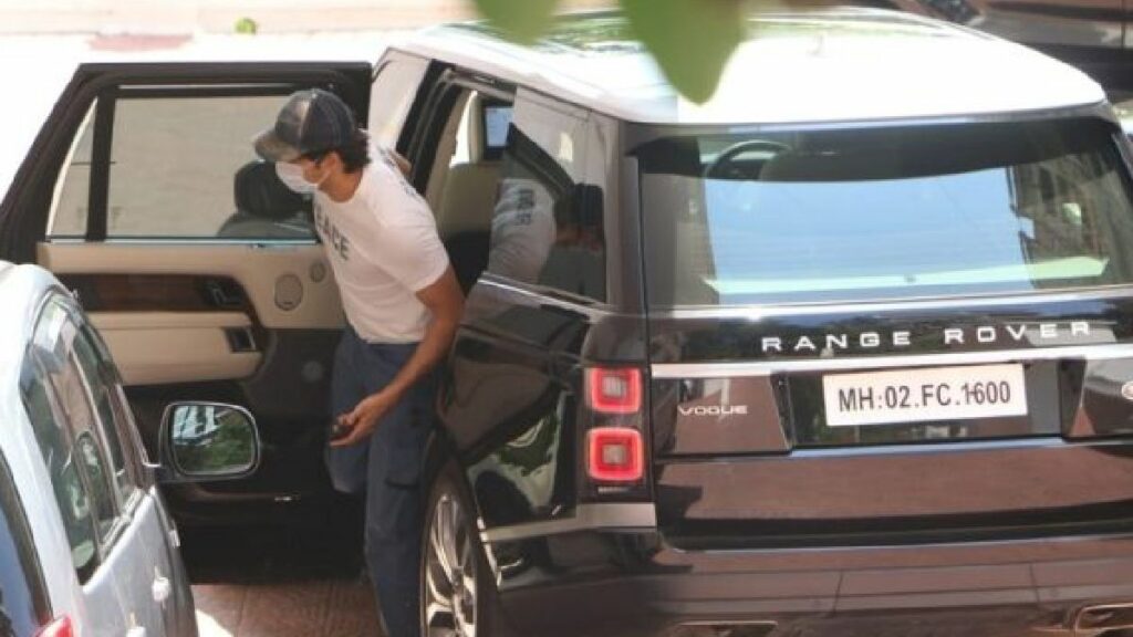 Sidharth Malhotra with his Range Rover