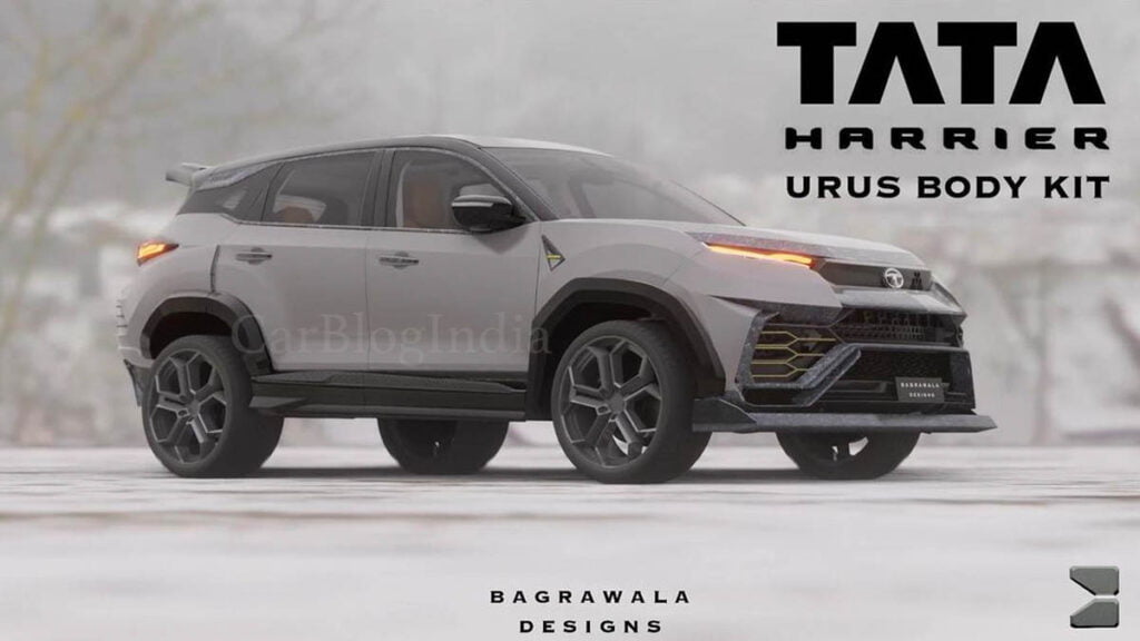 Tata Harrier with Lamborghini Urus Bodykit