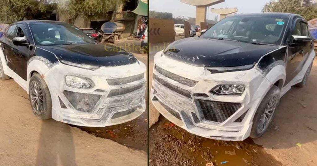 Tata Harrier with Lamborghini Urus Body Kit