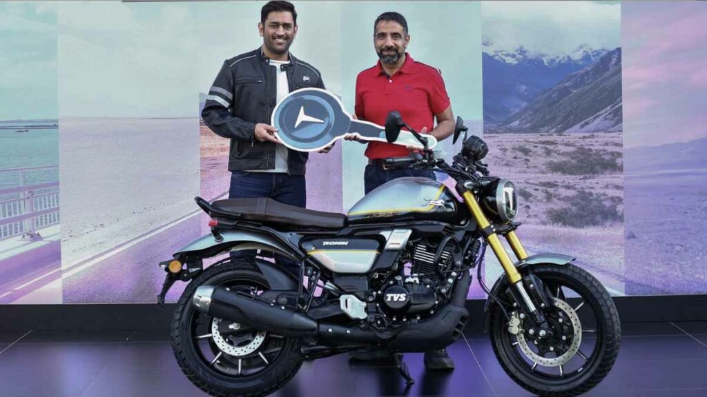 TVS Ronin MS Dhoni