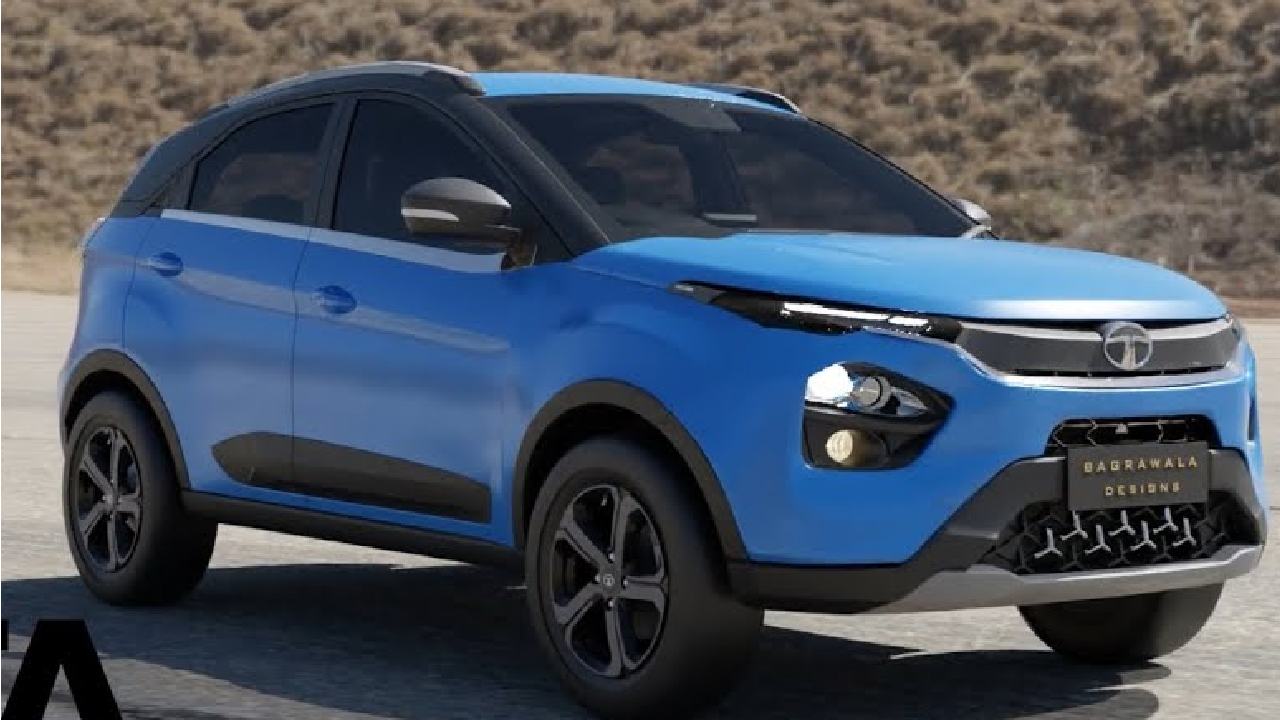 2023 Tata Nexon Facelift Digital Rendition