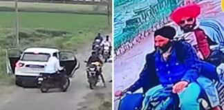 Amritpal Singh Flees Away From Police on Bike