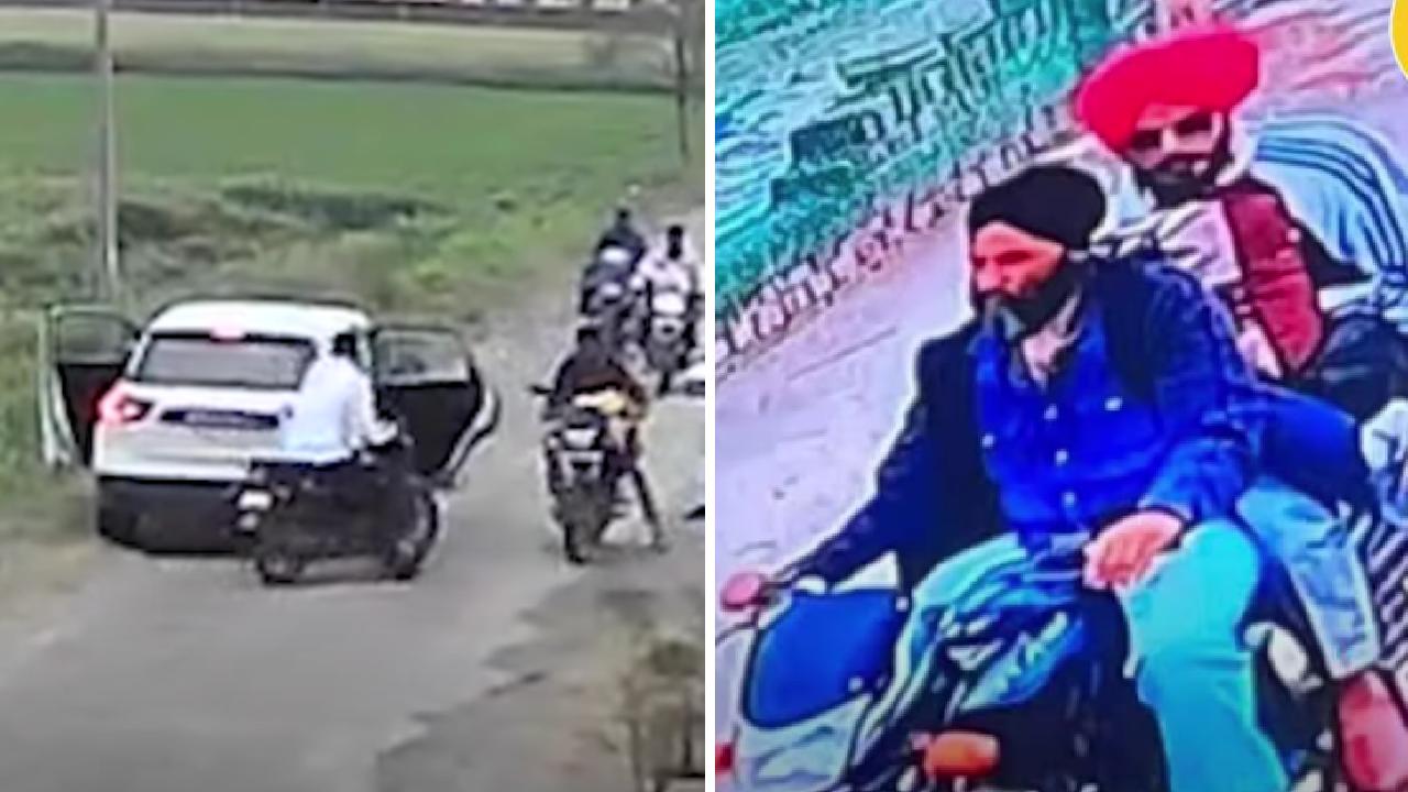 Amritpal Singh Flees Away From Police on Bike