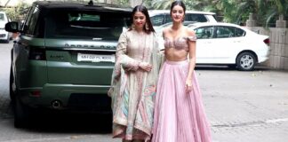 Ananya Pandey with Range Rover Sport