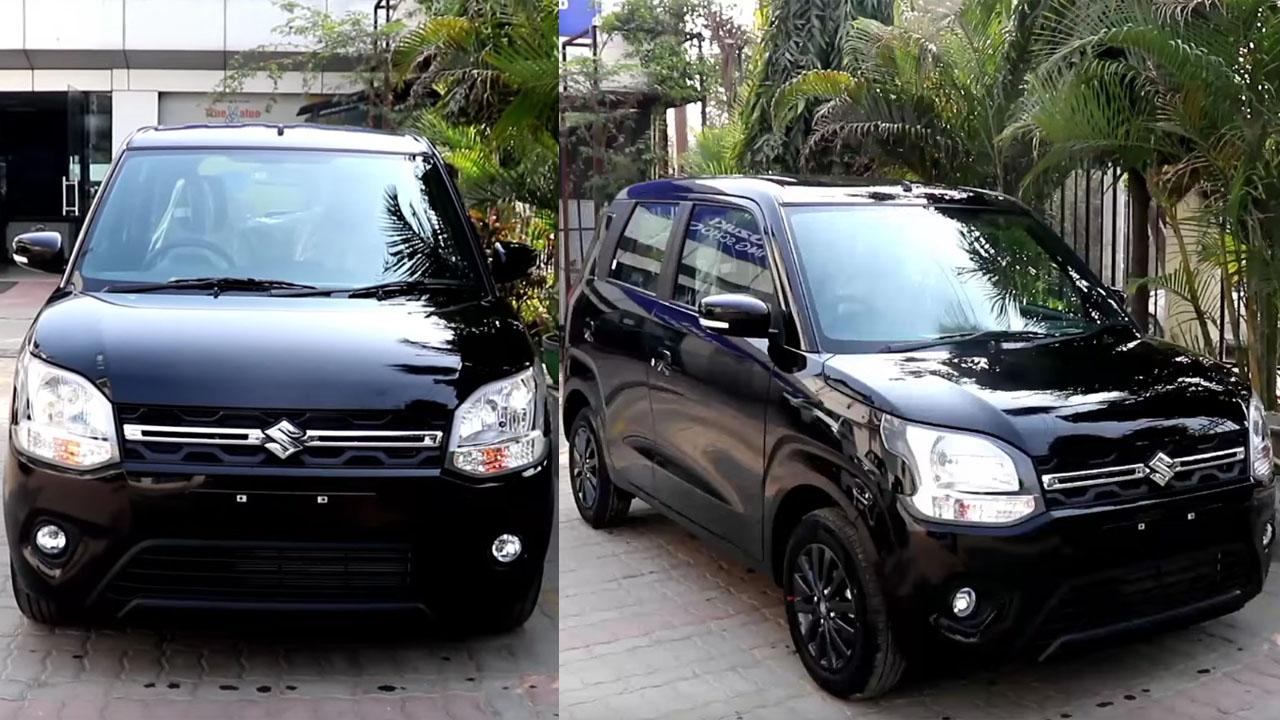 2023 Maruti Suzuki WagonR Black Edition Spotted