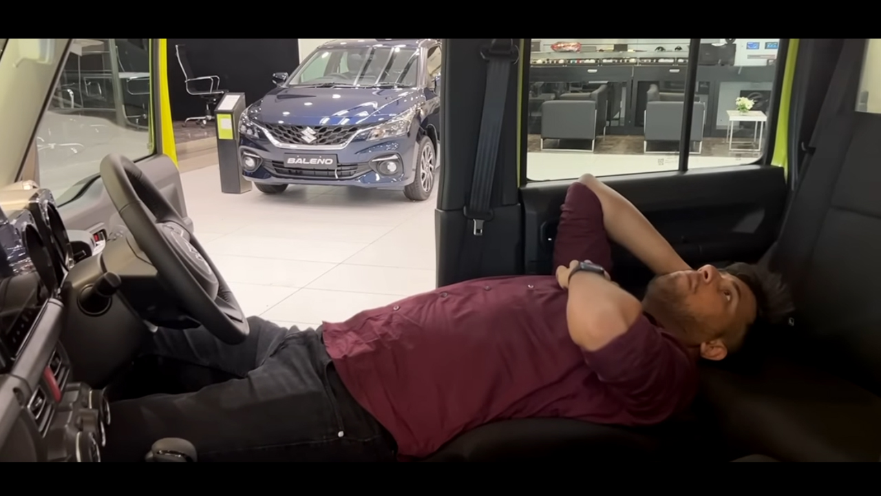 How To Sleep In Maruti Suzuki Jimny SUV