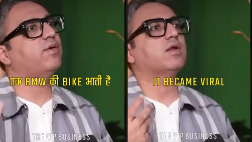 Ashneer Grover Lured Engineers with BMW Bike