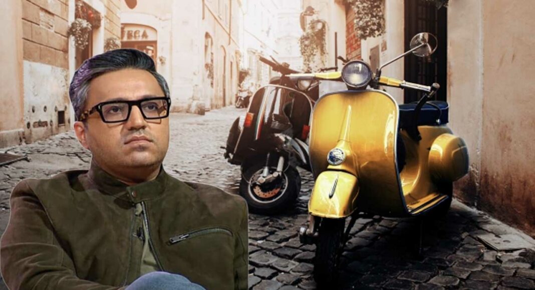 ashneer grover vespa italy