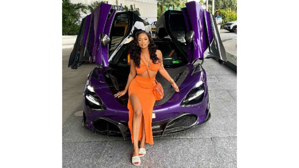 Ayanda Thabethe with Mclaren