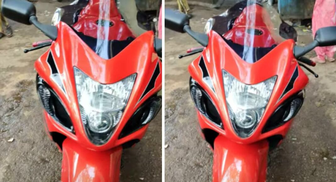 Bajaj Dominar 400 Modified to Suzuki Hayabusa