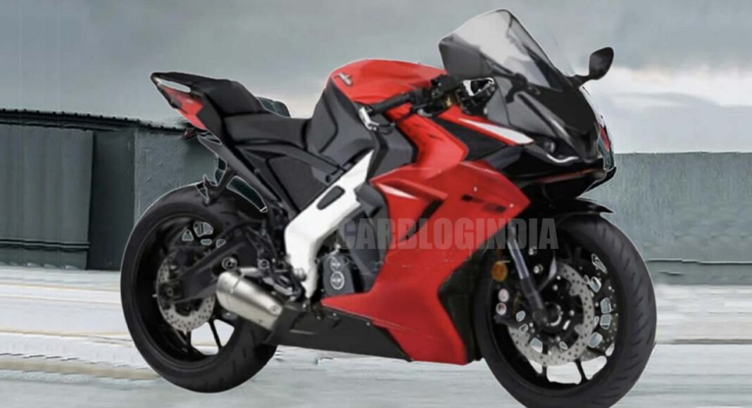 bajaj pulsar rs600 front three quarters