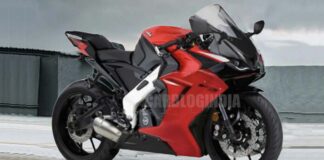 bajaj pulsar rs600 front three quarters