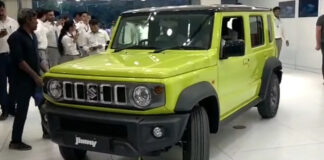 Maruti Suzuki Jimny Spotted At Nexa Showroom