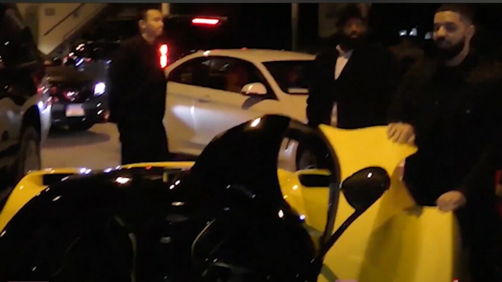 Drake with Ferrari LaFerrari