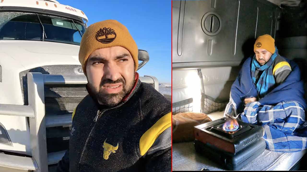 Indian Truck Driver Stuck in -30 Degree Celsius