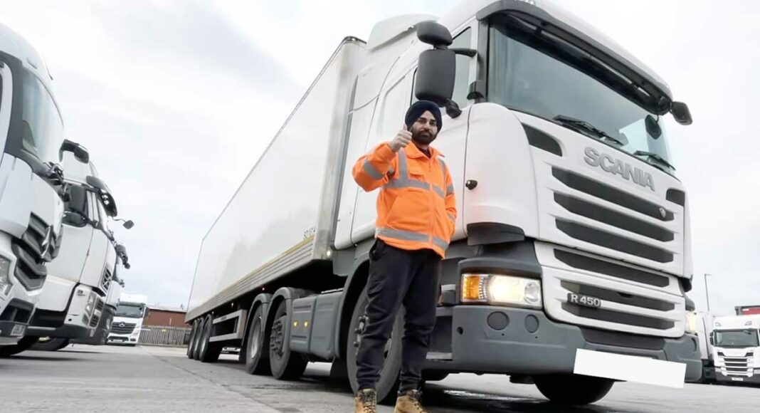 indian truck driver uk