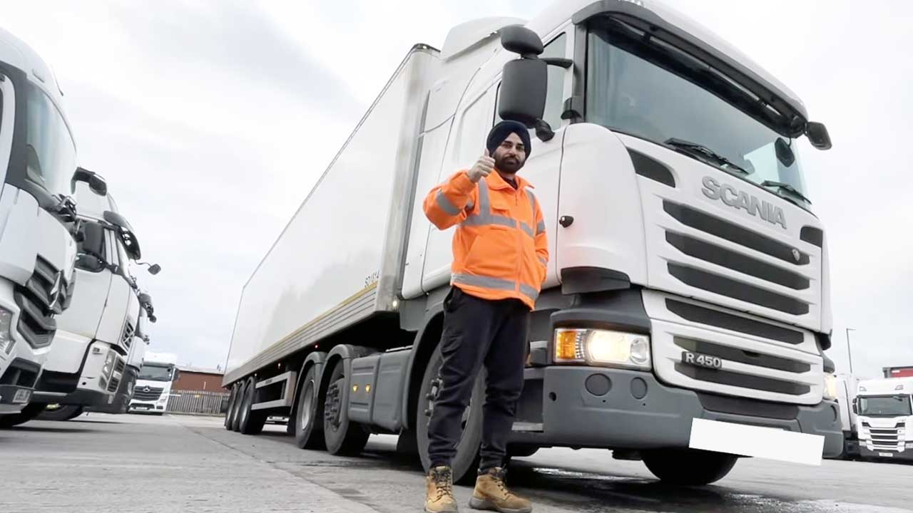 indian truck driver uk