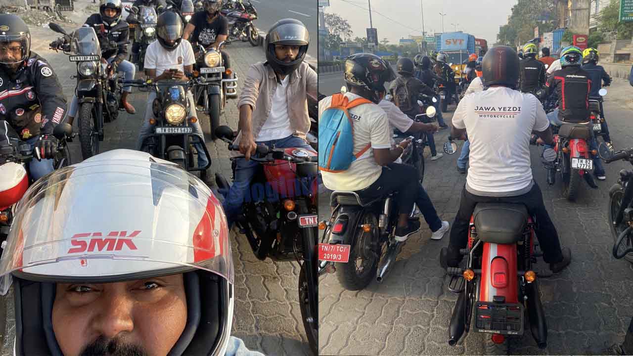 Jawa Bikers Celebrate Women's Day