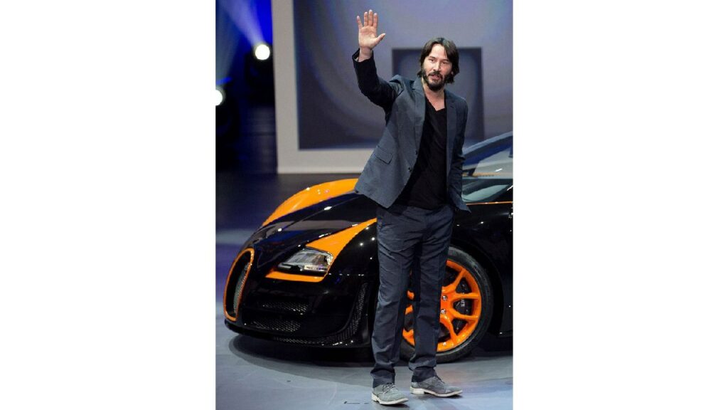 Bugatti Veyron of Keanu Reeves