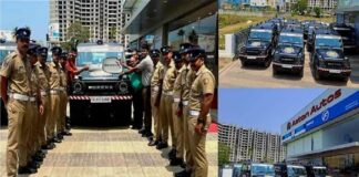 Kerala Police Buy 10 Force Gurkha SUVs