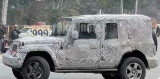 5-door Mahindra Thar Testing in Himachal Pradesh