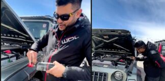Mahindra Thar Vodka Wiper Fluid