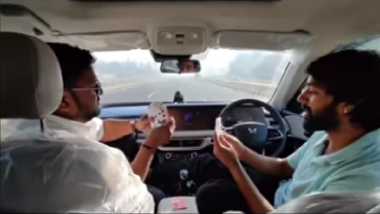Mahindra XUV700 Driver Sleeps and Plays Cards as ADAS Drives Car