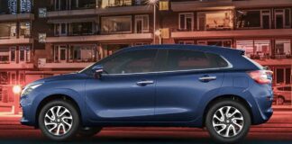 maruti baleno side profile