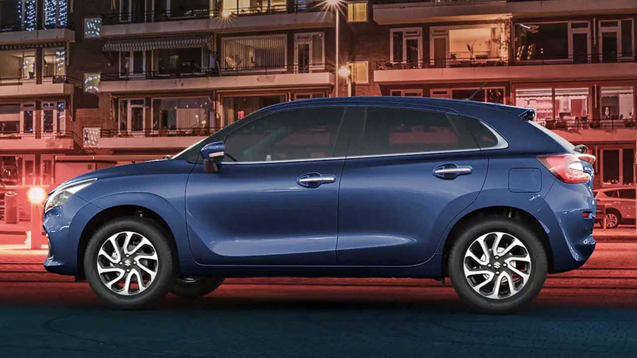 maruti baleno side profile