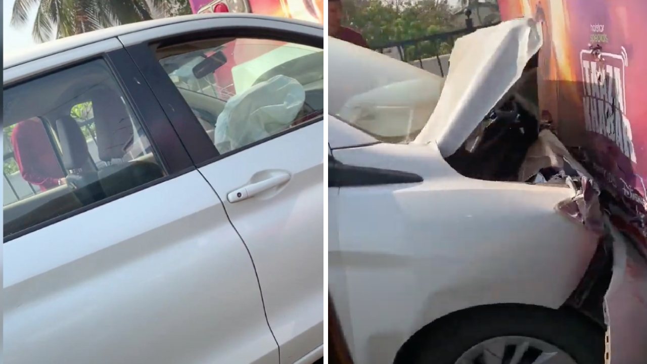 Maruti Ertiga (3-star NCAP) Hits Bus