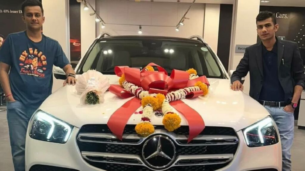MBA Chaiwala with his Mercedes GLE