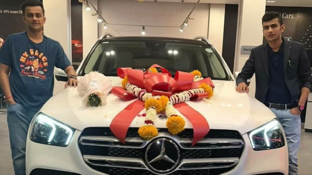 Mba Chaiwala with His Mercedes Gle