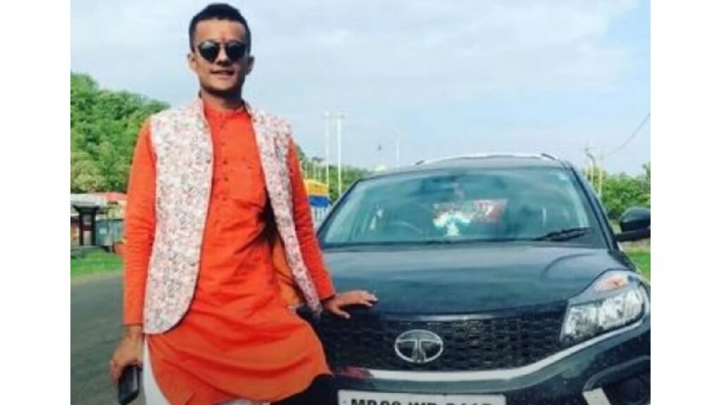 MBA Chaiwala with his Tata Nexon