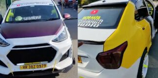 Modified Hyundai Xcent Taxi