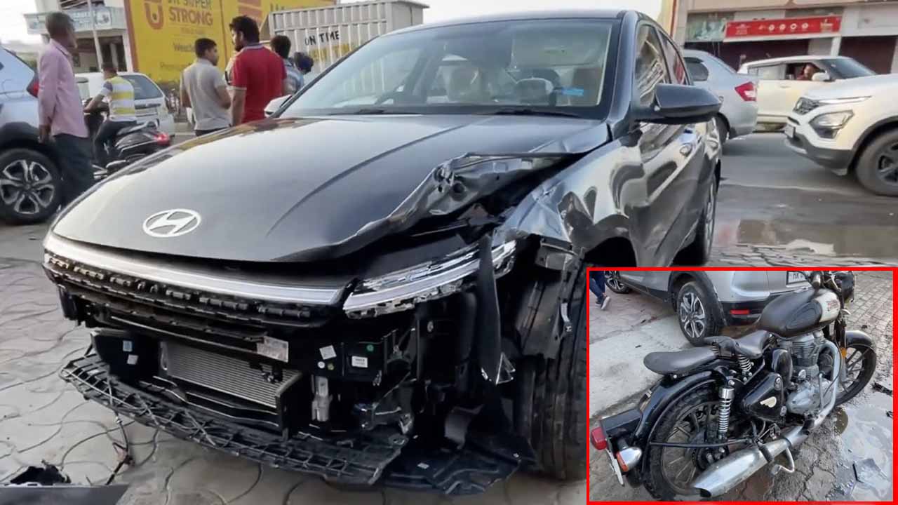 new hyundai verna re bullet accident