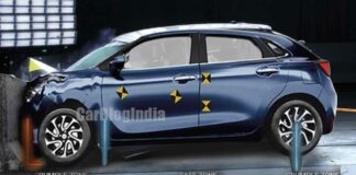 new maruti baleno crumple zone