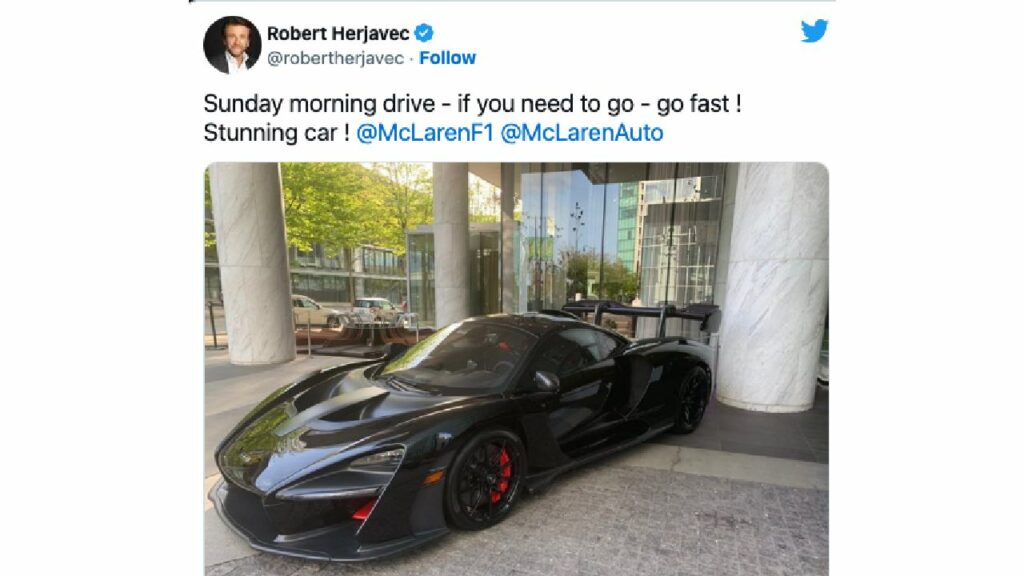 McLaren Senna of Robert Herjavec