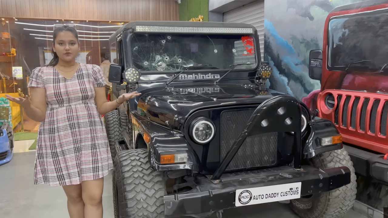 sidhumoosewala mahindra thar restored