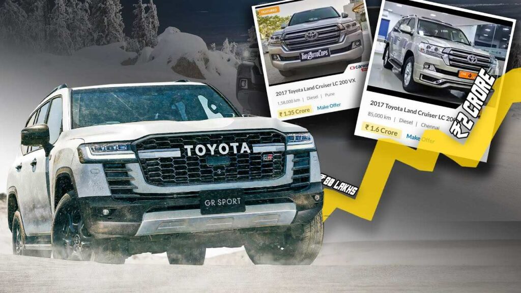 Used Toyota Land Cruiser Costs More Than New Here’s Why » Car Blog India