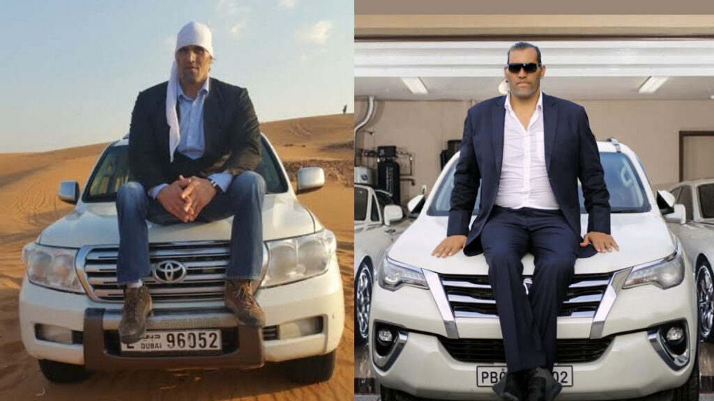 Toyota Fortuner Looks Tiny Next To The Great Khali