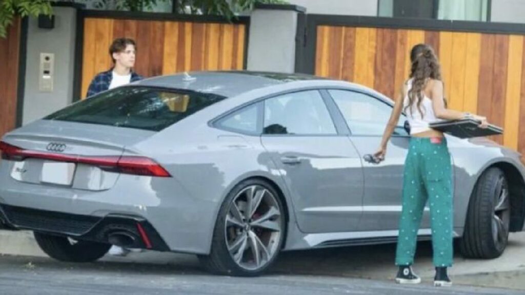 Zendaya with Audi RS7