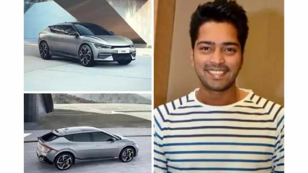 Allari Naresh with Kia Ev6 Gt