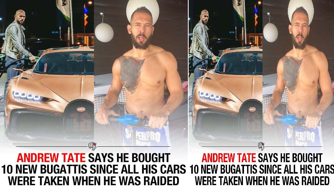 Andrew Tate Buys 10 Bugattis