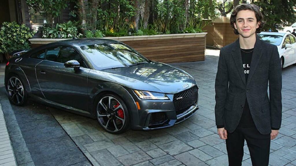 Audi TT S of Timothee Chalamet